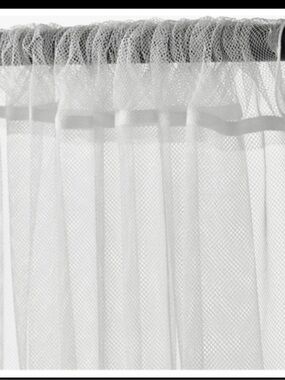 IKEA LILL White curtains Set -2 panels